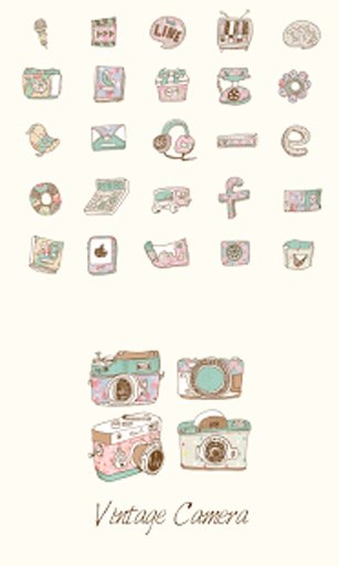 Vintage Camera icon Theme截图3