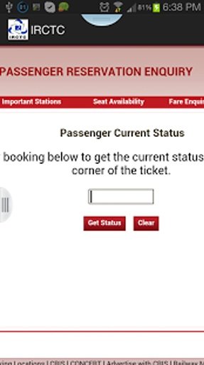 IRCTC app截图2