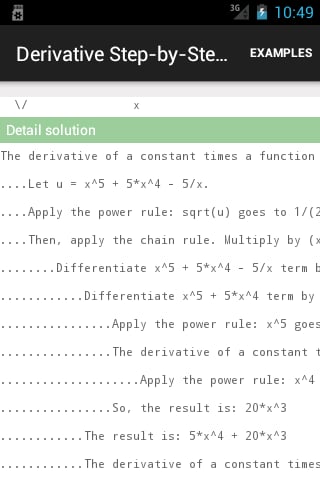 Derivative Step-By-Step Calc截图8