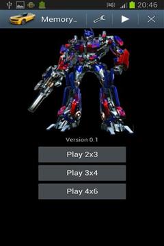 儿童记忆 Kids memory game:Transformers截图