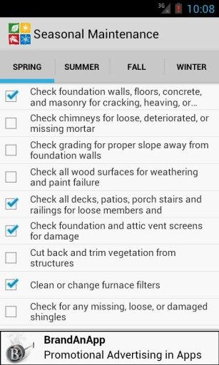 Seasonal Maintenance Checklist截图2