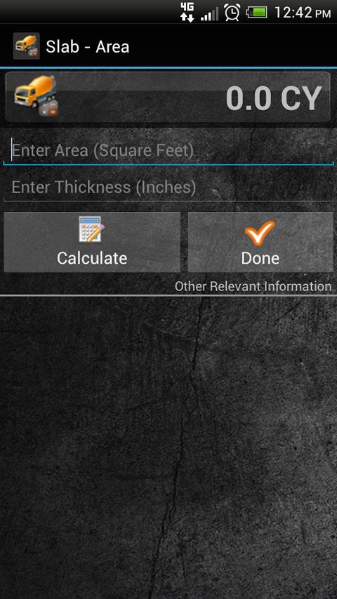 ConCalc - Concrete Calculator截图3