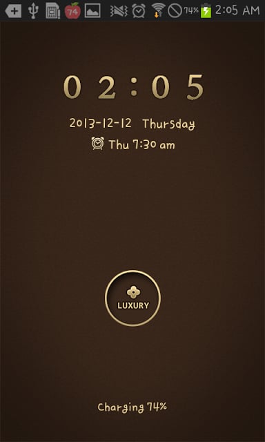 Brown Luxury go locker theme截图2