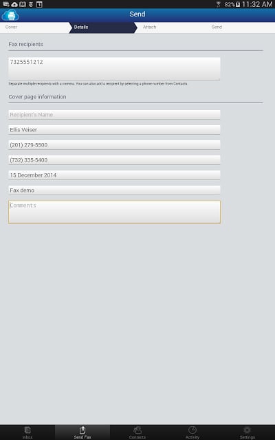 uFax - Online Fax in the Cloud截图6