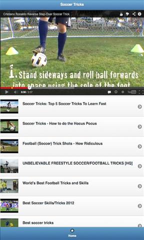 足球招数影片 Soccer Trick Videos截图1
