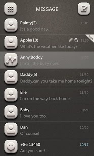 GO SMS Pro ZMargaret ThemeEX截图2