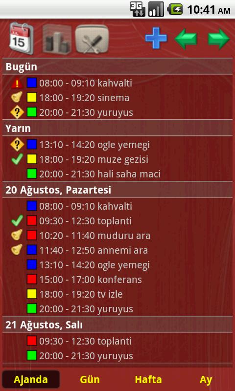 Akıllı Takvim Free + Widgets截图8