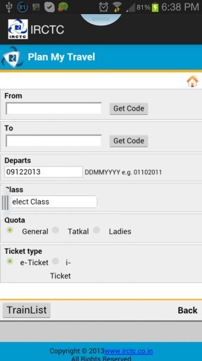 IRCTC app截图10