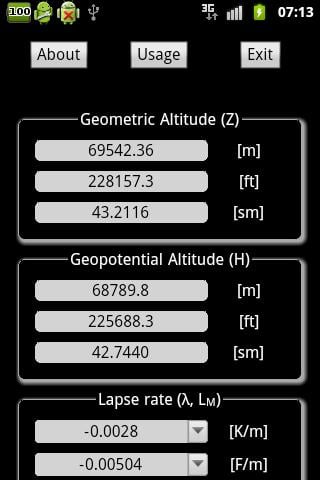 Atmospheric Calculator截图8