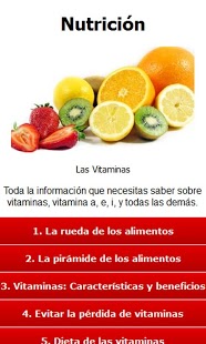 Nutrici&oacute;n, Vitaminas截图6