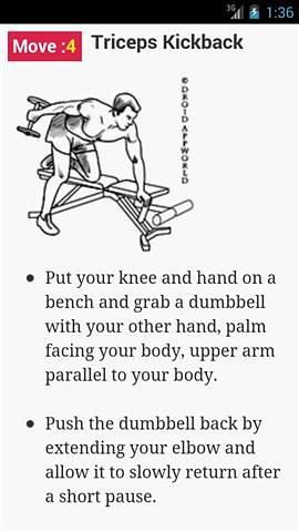 Dumbbell for Triceps截图5