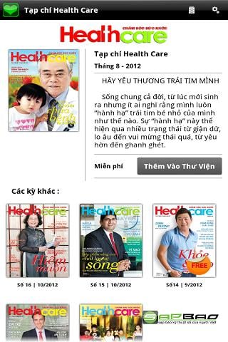 Tạp Ch&iacute; Health Care截图3