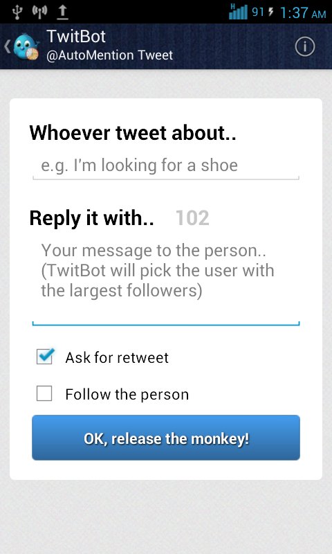 Twitbot FREE (Ads Supported)截图7