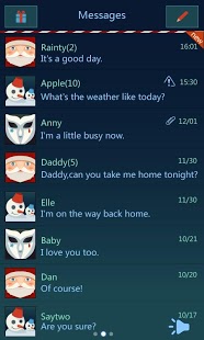 GO SMS Pro Santa ThemeEX截图4