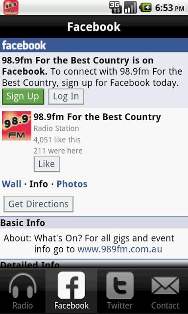 98.9fm For The Best Country截图3