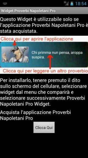 Neapolitan proverbs Pro Widget截图1