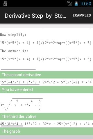 Derivative Step-By-Step Calc截图1