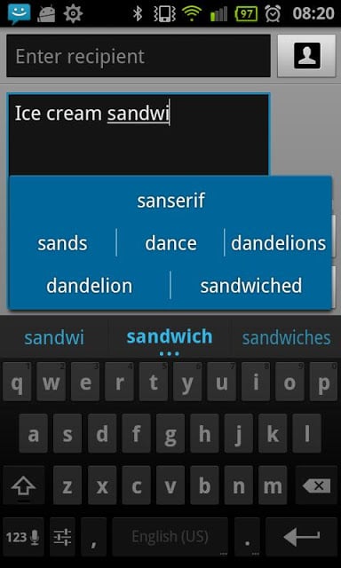 Latvian for ICS keyboard截图1