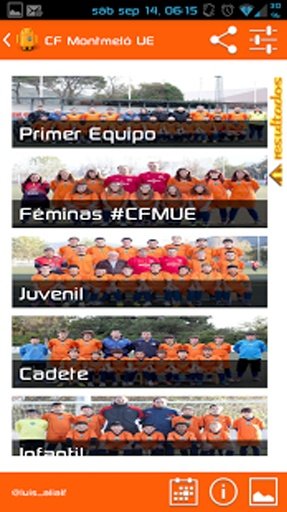 CF Montmel&oacute; UE App截图2