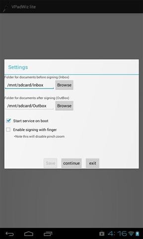 电子签名 VPadWiz signature lite截图2