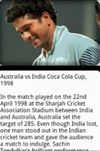 Tendulkar Most Memorable...截图1