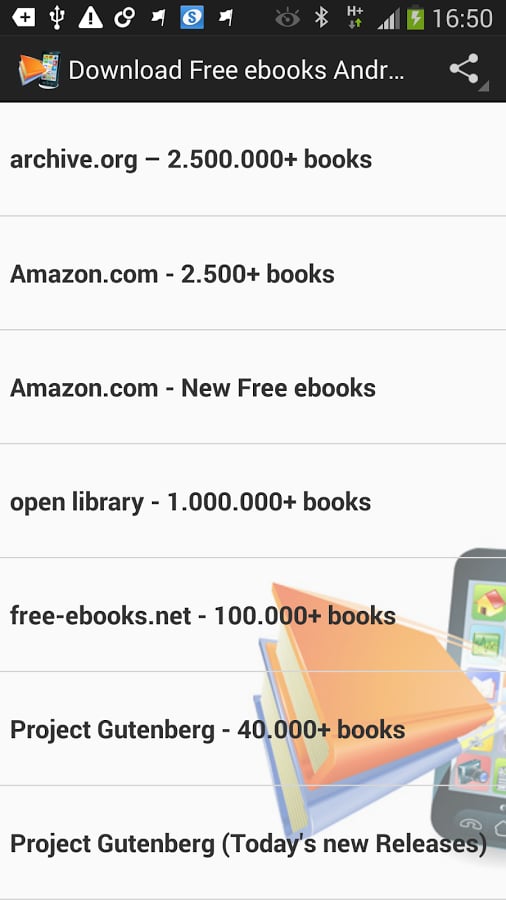 Download Free ebooks (Android)截图2