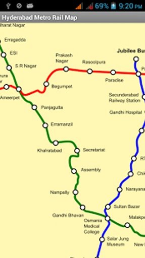 Hyderabad Metro Rail Map截图2