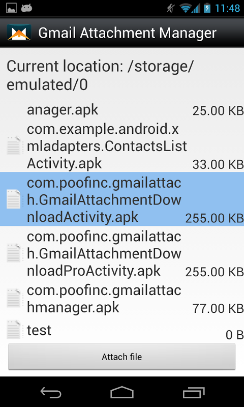 Gmail Attachment Manager截图4