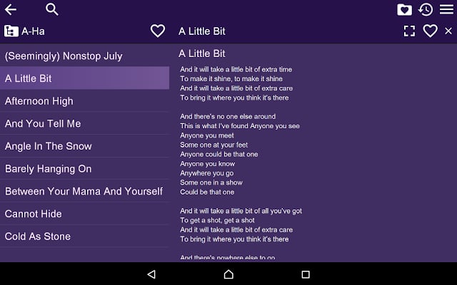 歌曲歌词收集截图3