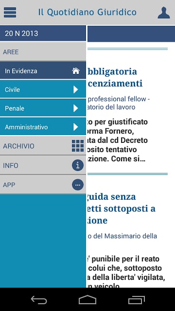 Notizie Quotidiano Giuridico截图4