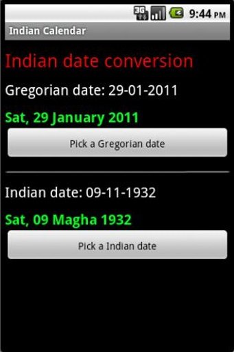 Indian Calendar Lite截图1