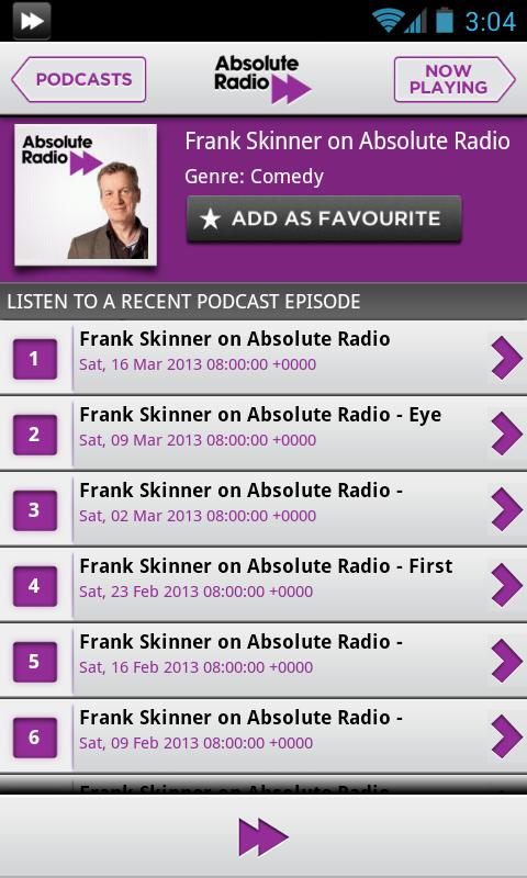 Absolute Radio 00s截图3