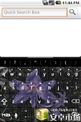 花朵键盘皮肤 Purple Flowers Keyboard Free截图2