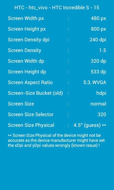 Screen Specs截图1