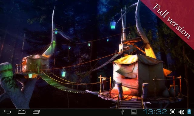 Tree Village 3D Free lwp截图9