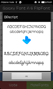 Gothic GALAXY Font FlipFont截图1