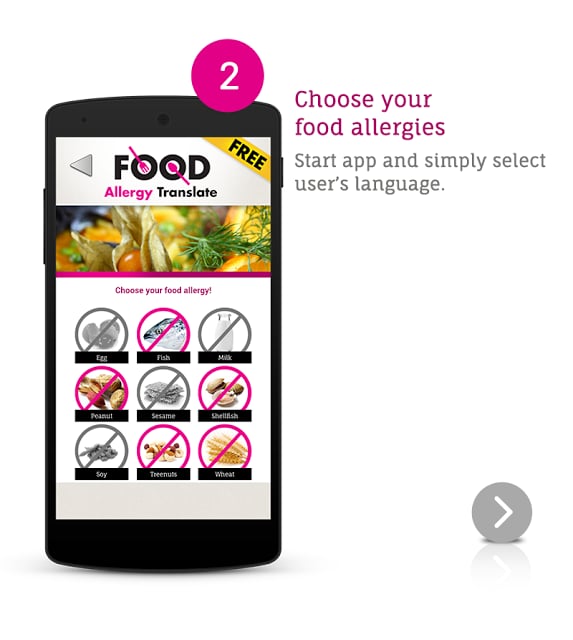 Food Allergy Translate FREE截图3