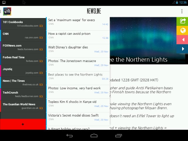 NewsLine (RSS News Reader)截图7