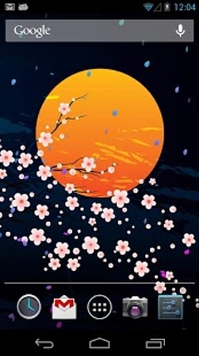 Moon&amp;Sakura Live Wallpaper截图6