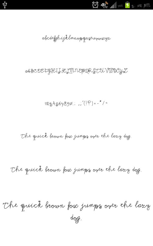 Pen Pack for FlipFont&reg; free截图6