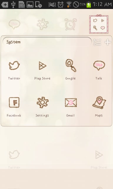 Sweet pink go launcher theme截图1