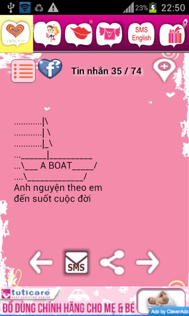 Tin Nhắn T&igrave;nh Y&ecirc;u截图4