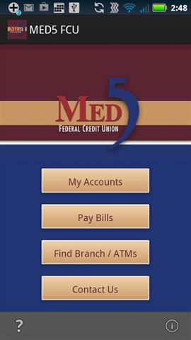 MED5联邦信贷联盟 MED5 FCU MOBILE APP截图4