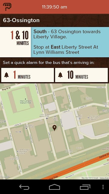 TTC Bus Schedule.截图3