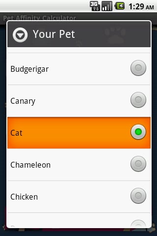 Pet Affinity Calculator截图1