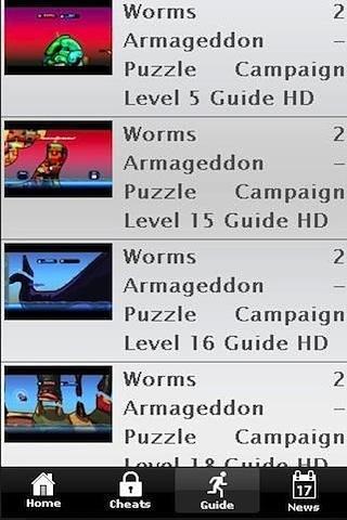 Cheats for Worms 2截图4