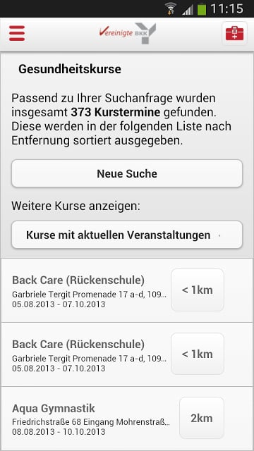 Vereinigte BKK Mobile截图1