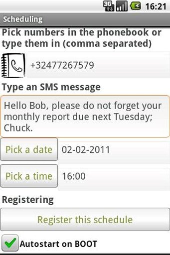 SMS Text Message Scheduling截图4