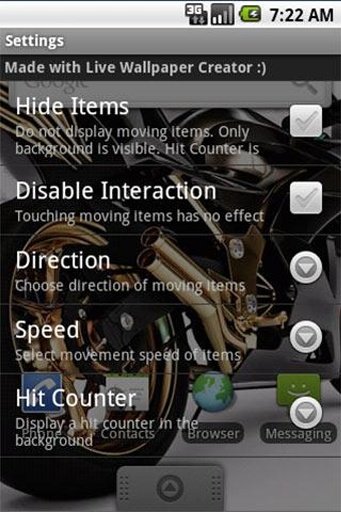 Live Wallpaper Motorbike Free截图6