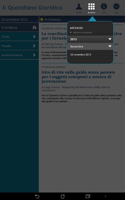 Notizie Quotidiano Giuridico截图7